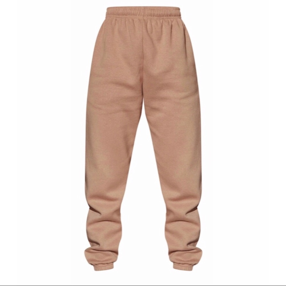 pretty little thing large cream sweat pant joggers